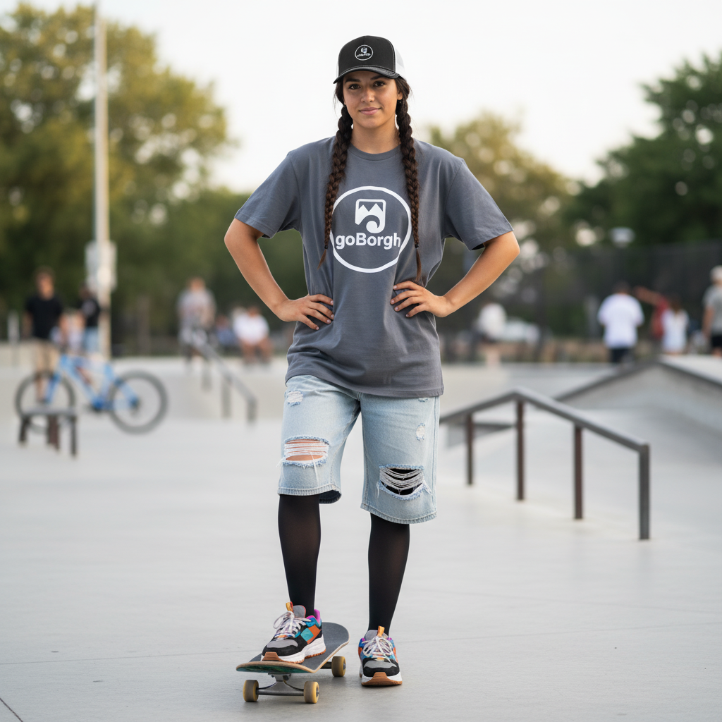 Rear view of a goBorgh® Coastal Crew snapback trucker cap showing mesh back and fit
