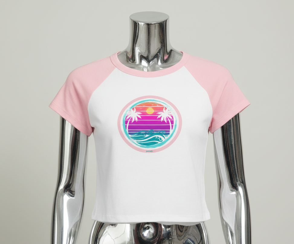 Product mockup women’s t-shirt goBorgh brand apparel 